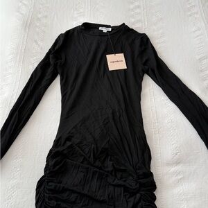 Superdown Elegant Black Long Sleeve Dress